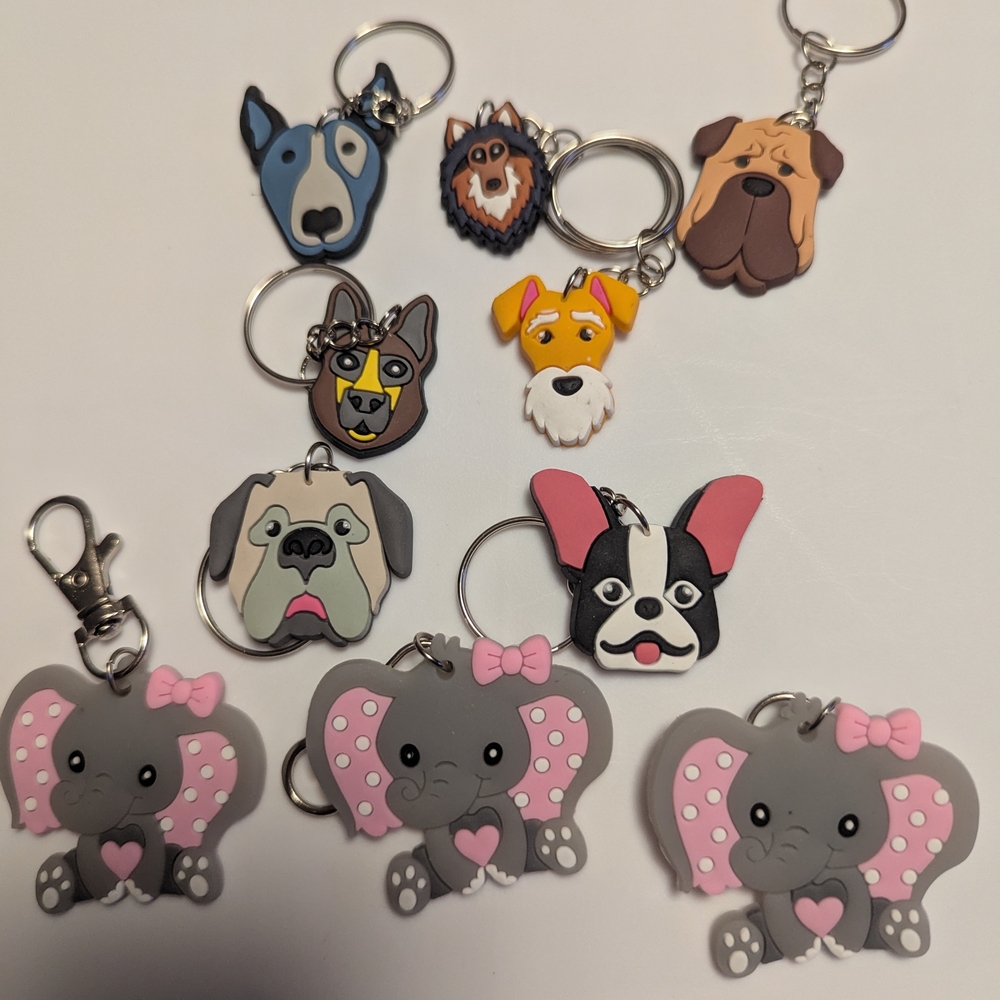 Cute Animal Keychain Set - Picture 2 of 3